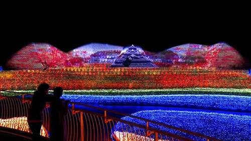 最壯觀的鼕季(ji)燈光秀在日本呈現
