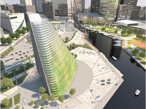 借力LED，瑞典16層高“植物大廈(sha)”年産量估達55