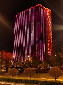 威(wei)海綠軸中央商務區亮化工程